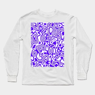flow of different colored liquids Long Sleeve T-Shirt